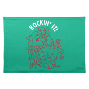 Scooby-Doo & Shaggy Rockin' It 'Round The Tree Cloth Placemat