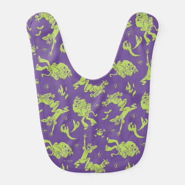 Scooby-Doo | Shaggy & Scooby Running Scared Baby Bib (Front)