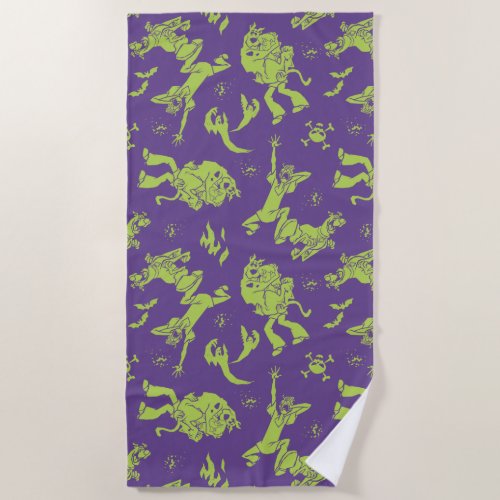 Scooby_Doo  Shaggy  Scooby Running Scared Beach Towel