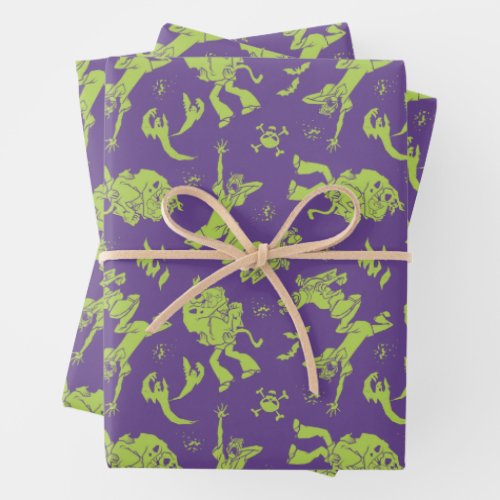 Scooby_Doo  Shaggy  Scooby Running Scared Wrapping Paper Sheets