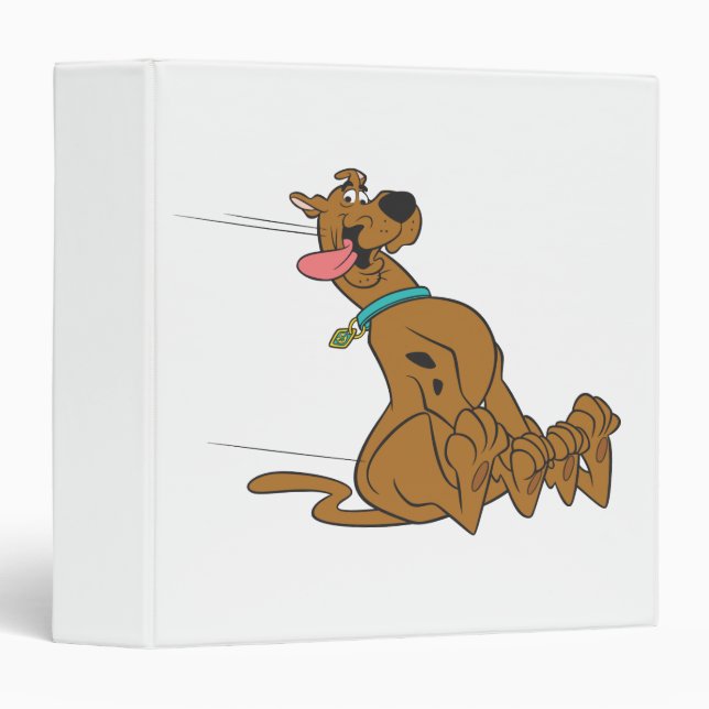 Scooby-Doo Slide With Tongue Out 3 Ring Binder (Front/Spine)