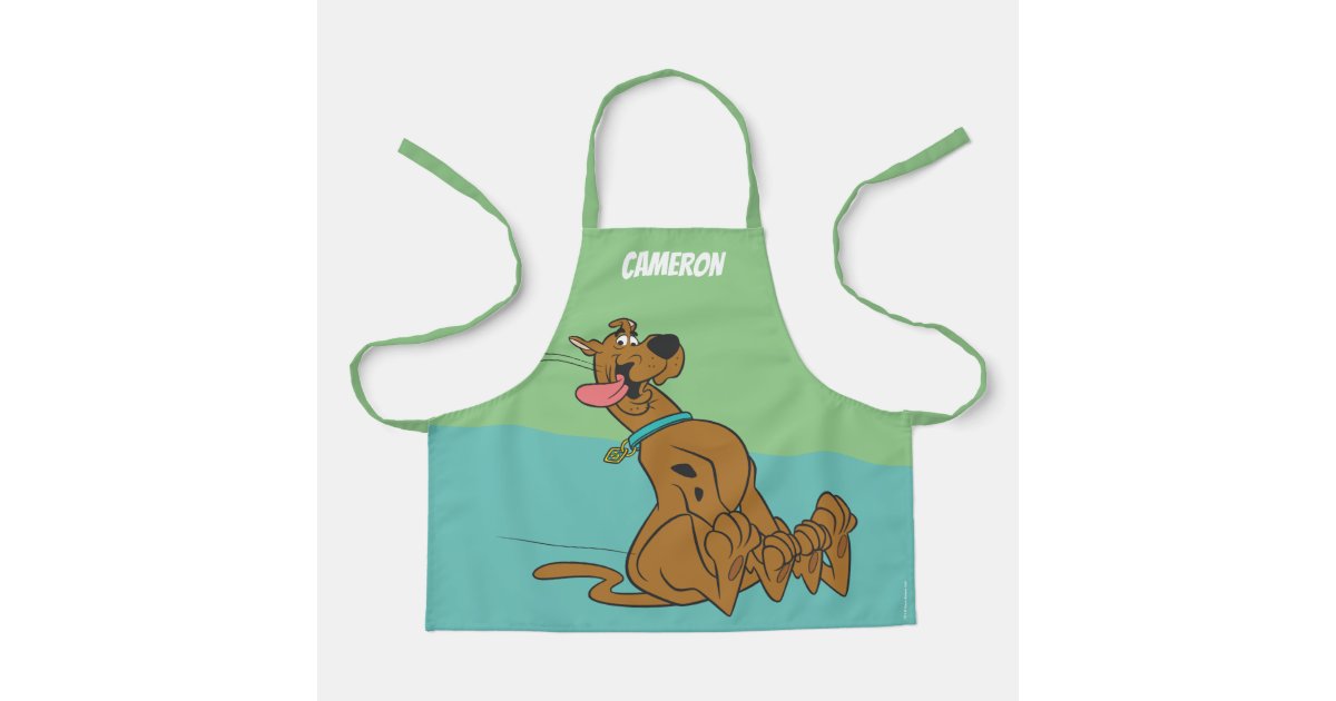 Scooby Doo Slide With Tongue Out Apron Zazzle 