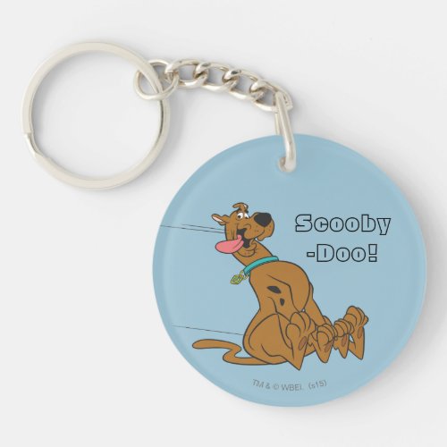 Scooby_Doo Slide With Tongue Out Keychain