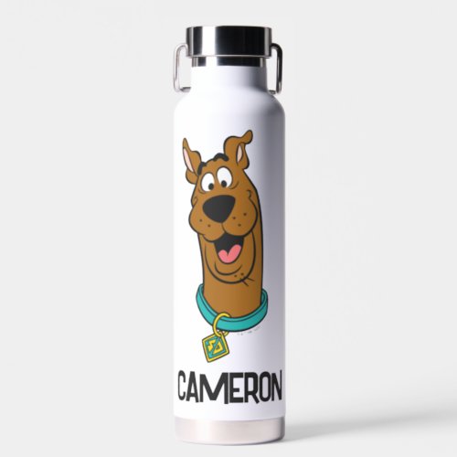 Scooby_Doo Smiling Face  Add Your Name Water Bottle