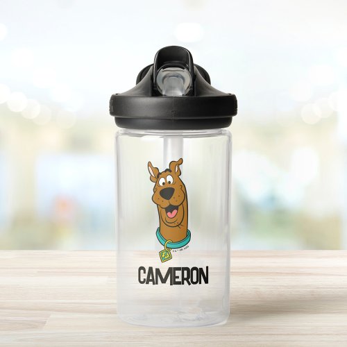 Scooby_Doo Smiling Face  Add Your Name Water Bottle