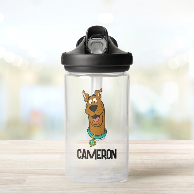 Scooby-Doo Smiling Face | Add Your Name Water Bottle (Creator Uploaded)