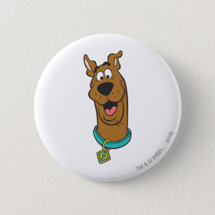 Scooby-Doo Smiling Face Pinback Button