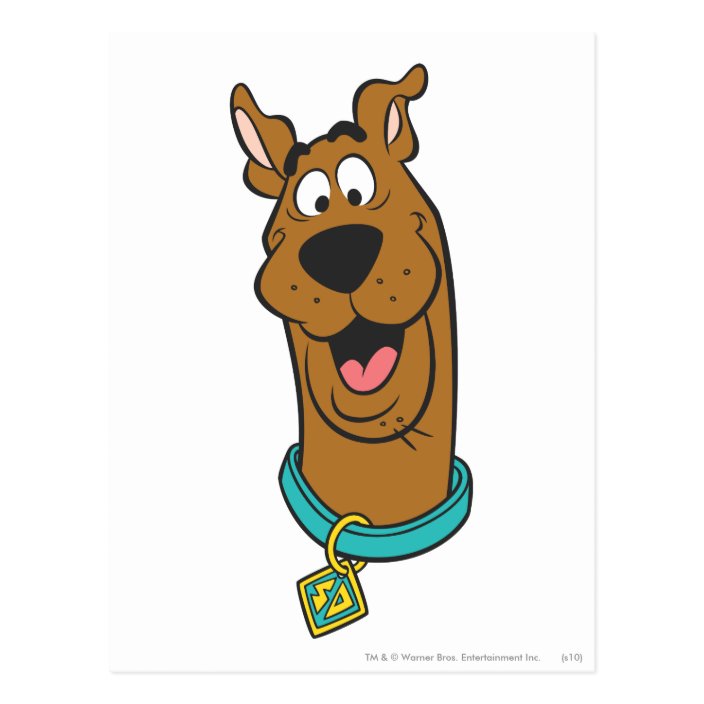 Scooby-Doo Smiling Face Postcard | Zazzle.com