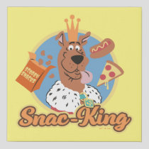 Scooby-Doo Snac-King Faux Canvas Print