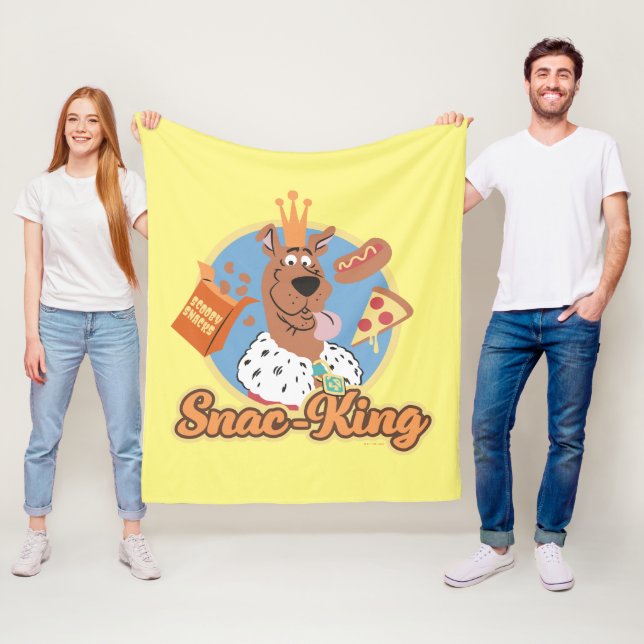 Scooby-Doo Snac-King Fleece Blanket (In Situ)