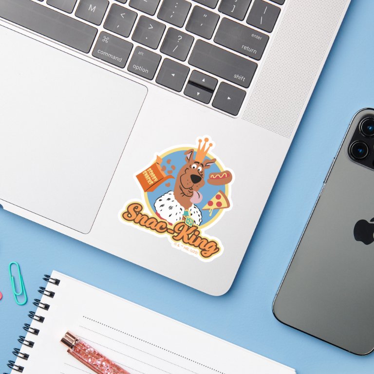 Scooby-Doo Snac-King Sticker