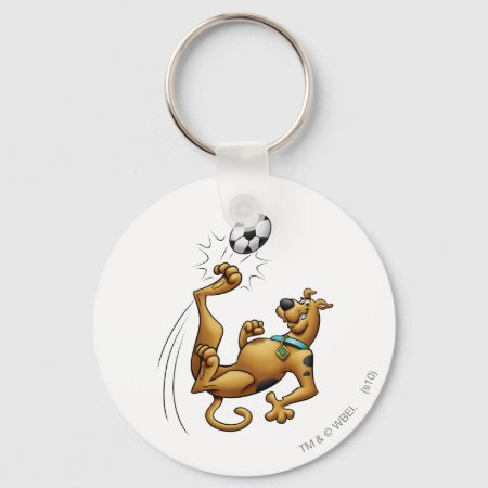 Scooby-doo Soccer Overhead Kick Airbrush Keychain