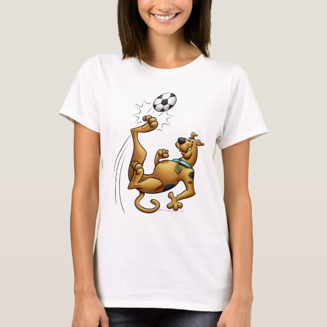 Scooby-Doo Soccer Overhead Kick Airbrush T-Shirt (Front)