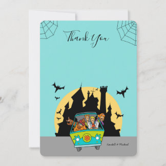 Scooby-Doo Spooktacular Baby Shower Thank You Invitation
