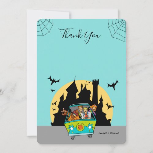 Scooby_Doo Spooktacular Baby Shower Thank You Invitation