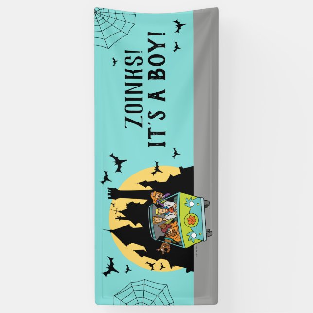 Scooby-Doo Spooktacular Halloween Baby Shower Banner