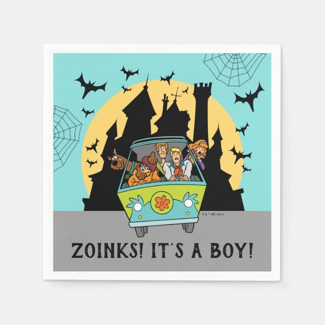 Scooby-Doo Spooktacular Halloween Baby Shower Napk Napkins (Front)