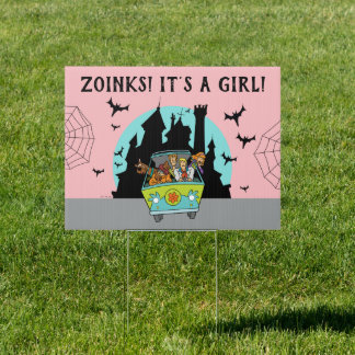 Scooby-Doo Spooktacular Halloween Baby Shower Sign