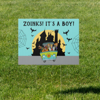 Scooby-Doo Spooktacular Halloween Baby Shower Sign