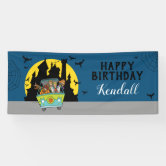 Scooby-Doo Spooktacular Halloween Baby Shower Banner