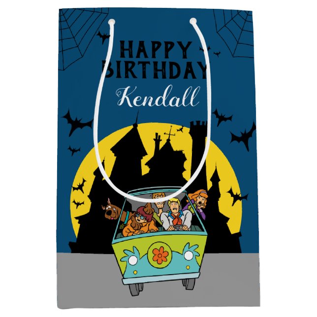 Scooby-Doo Spooktacular Halloween Birthday Medium Gift Bag (Front)