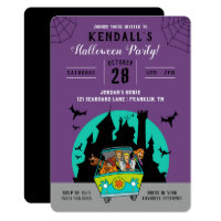 Scooby-Doo Spooktacular Halloween Party Invitation