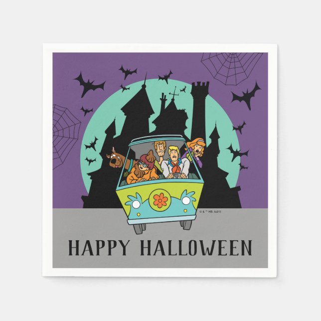 Scooby-Doo Spooktacular Halloween Party Napkins (Front)