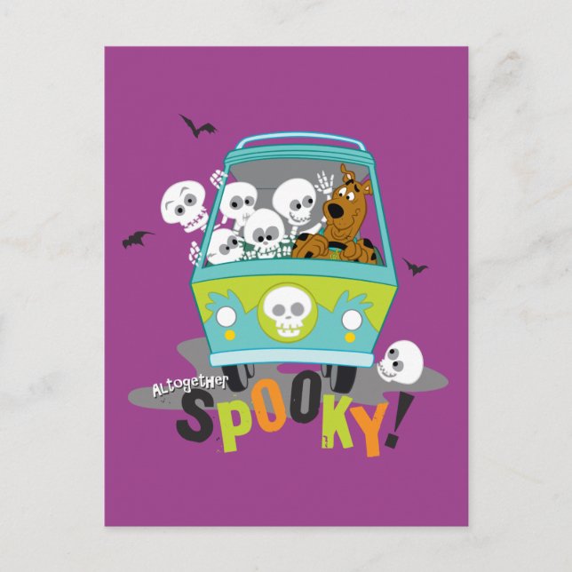 Scooby-Doo Spooky Mystery Machine Postcard (Front)