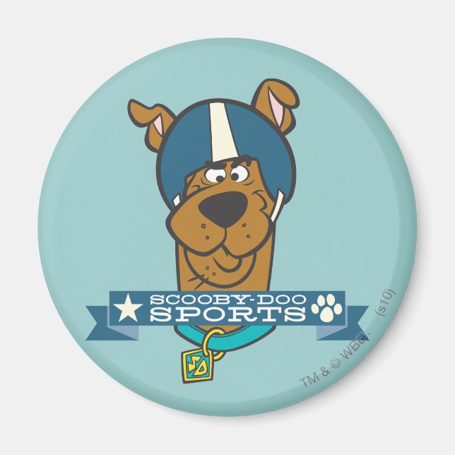 Scooby-Doo Sports Magnet (Front)