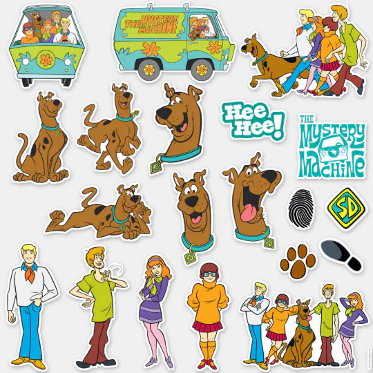 Aufkleber Sticker passend für LEGO 75902 Scooby Doo The Mystery Custom Precut 