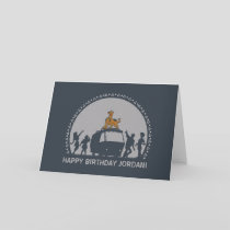 Scooby-Doo Style Tribal Van Silhouette Card