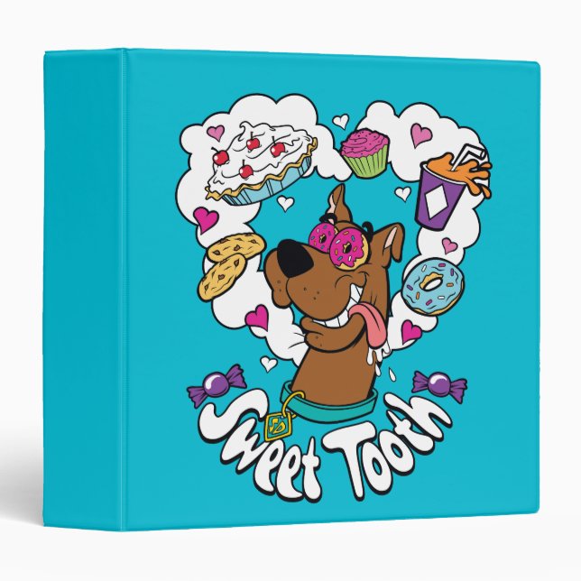 Scooby-Doo "Sweet Tooth" 3 Ring Binder (Front/Spine)