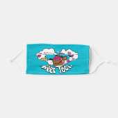 Scooby-Doo "Sweet Tooth" Adult Cloth Face Mask (Front, Folded)