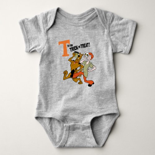 Scooby_Doo  T is for Trick or Treat Baby Bodysuit