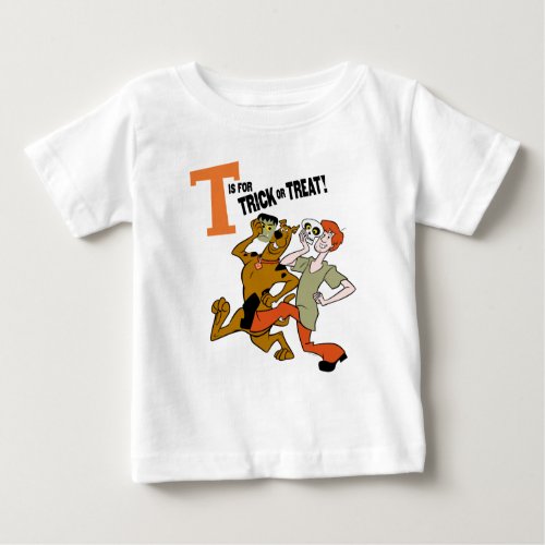 Scooby_Doo  T is for Trick or Treat Baby T_Shirt