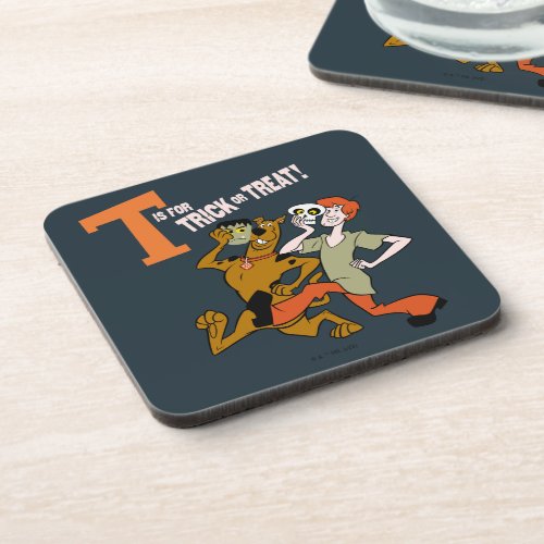Scooby_Doo  T is for Trick or Treat Beverage Coaster