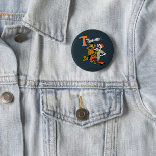 Scooby-Doo T is for Trick or Treat Button