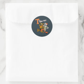 Scooby-Doo | T is for Trick or Treat Classic Round Sticker