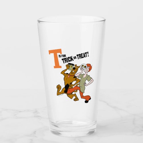 Scooby_Doo  T is for Trick or Treat Glass