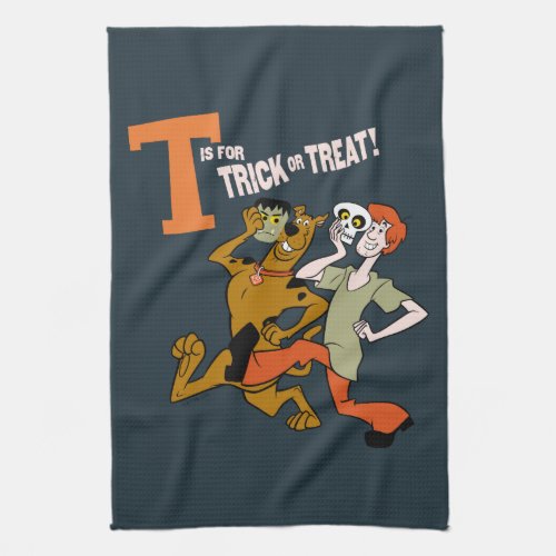 Scooby_Doo  T is for Trick or Treat Kitchen Towel