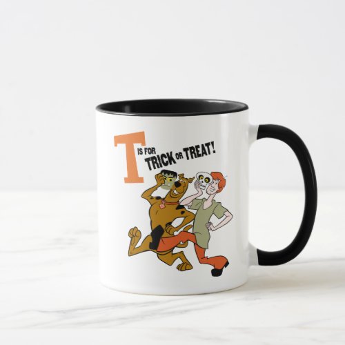Scooby_Doo  T is for Trick or Treat Mug