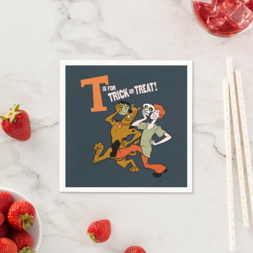 Scooby_Doo  T is for Trick or Treat Napkins