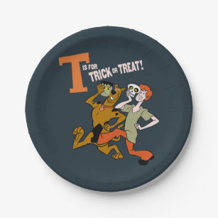 Scooby-Doo   T is for Trick or Treat Paper Plates