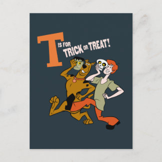 Scooby-Doo | T is for Trick or Treat Postcard