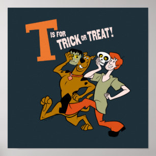 Scooby-Doo T is for Trick or Treat Poster