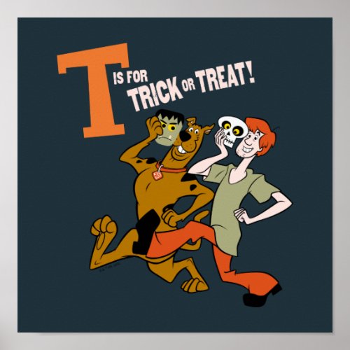 Scooby_Doo  T is for Trick or Treat Poster
