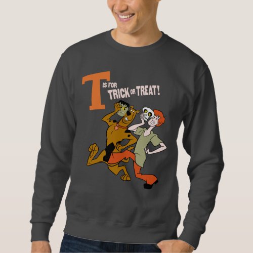 Scooby_Doo  T is for Trick or Treat Sweatshirt