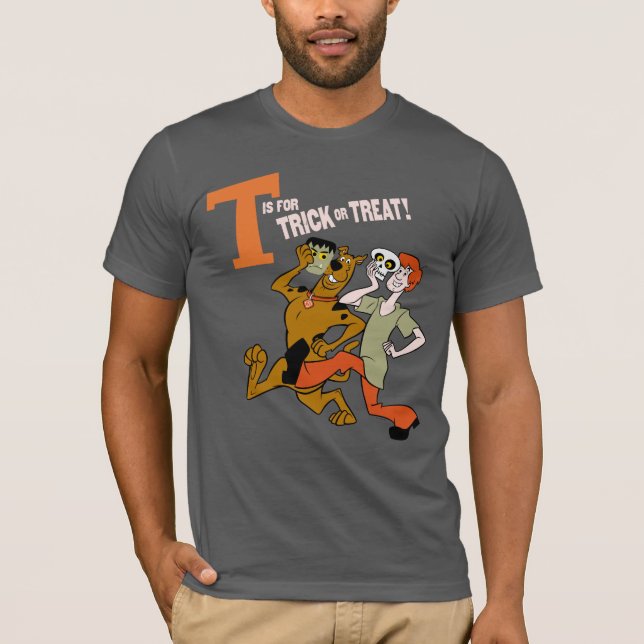 Scooby-Doo | T is for Trick or Treat T-Shirt (Front)