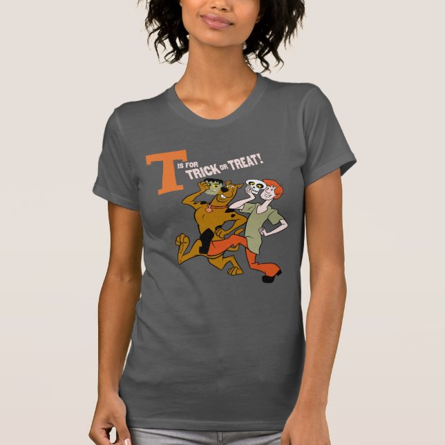 Scooby-Doo | T is for Trick or Treat T-Shirt (Front)