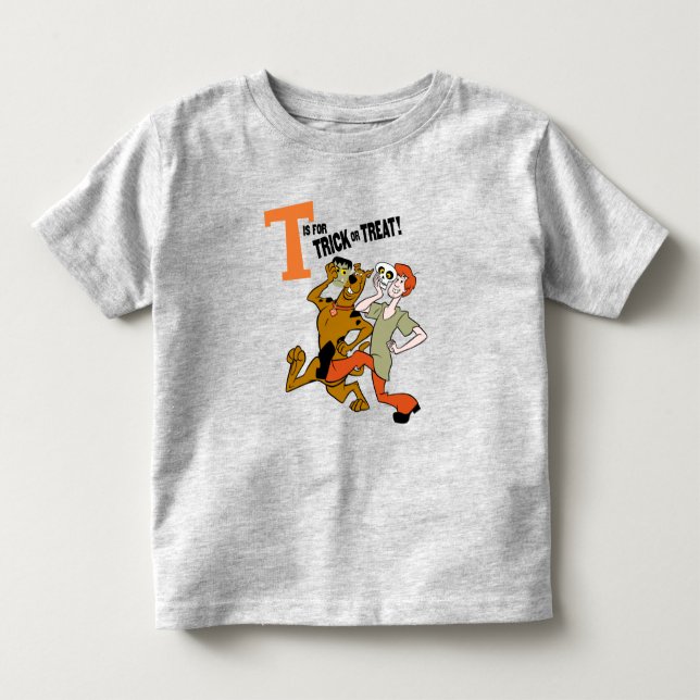 Scooby-Doo | T is for Trick or Treat Toddler T-shirt (Front)